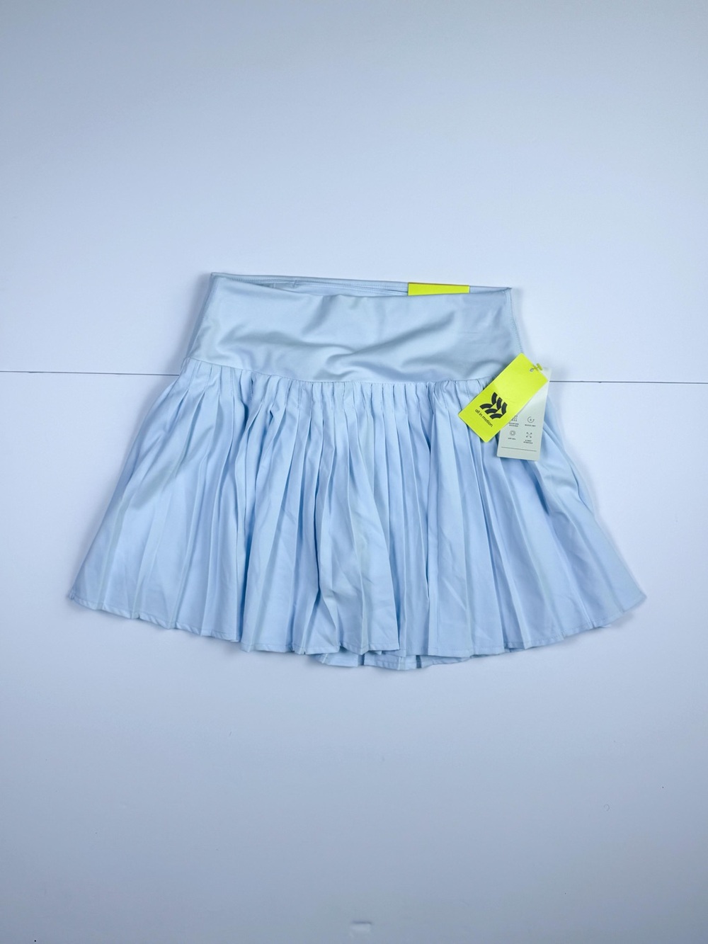 all in motion Light Blue Pleated Skater Skort